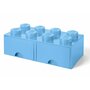 Lego - Cutie depozitare 2x4 Cu sertare  Albastru - 1