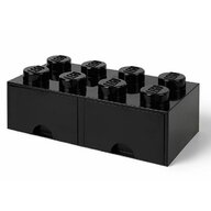 Lego - Cutie depozitare 2x4 Cu sertare  Negru