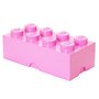 Cutie depozitare jucarii, LEGO, 2x4, Roz deschis - 1