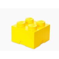 Cutie depozitare LEGO 4 galben