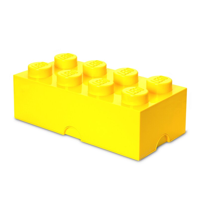 Lego - cutie depozitare 8 galben