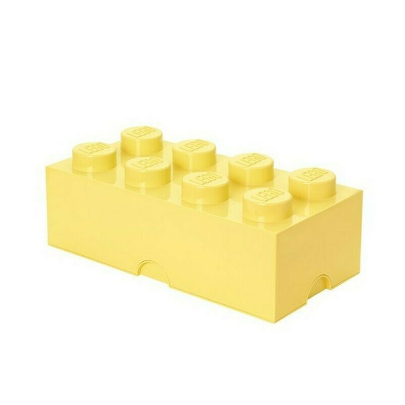 Lego - cutie depozitare 8 galben deschis