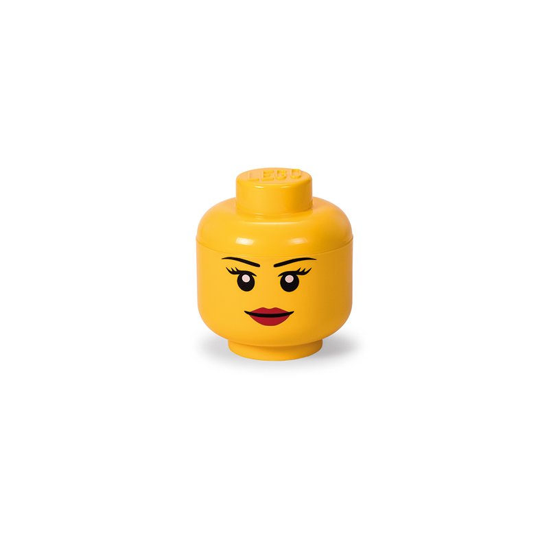 Lego - cutie depozitare s cap minifigurina fata