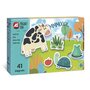 AS - Puzzle magnetic Animale , Puzzle Copii , In cutie, piese 41, Multicolor - 2