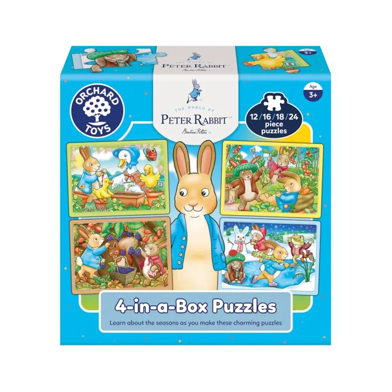 Cutie puzzle x 4 Peter Rabbit