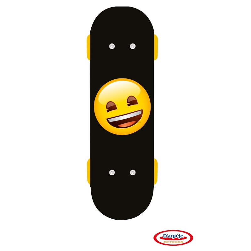 DArpeje - Mini skateboard Emoji 43 cm