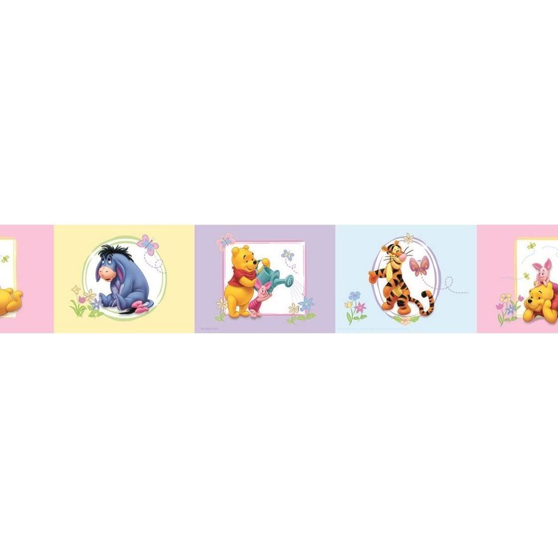 Decofun - bordura autoadeziva perete 5m winnie the pooh multicolor