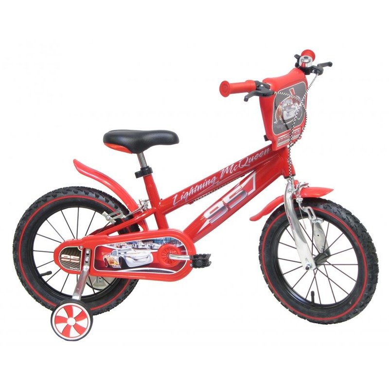 Denver - bicicleta cu pedale , disney cars, 14 , multicolor