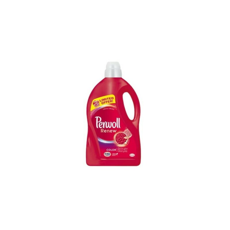 Detergent lichid, Perwoll Renew Color, pentru rufe de diverse culori, 4.4 Litri, 80 spalari