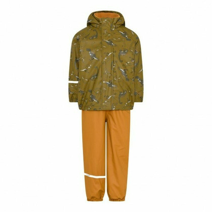 Dino 120 - Set jacheta+pantaloni impermeabil cu fleece, pentru vreme rece, ploaie si vant - CeLaVi