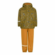 Dino 80 - Set jacheta+pantaloni impermeabil cu fleece, pentru vreme rece, ploaie si vant - CeLaVi