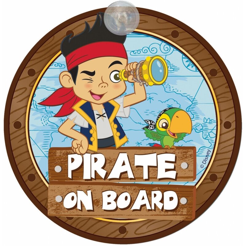 Disney Eurasia Semn de avertizare Pirate on Board Jake Disney Eurasia 25033