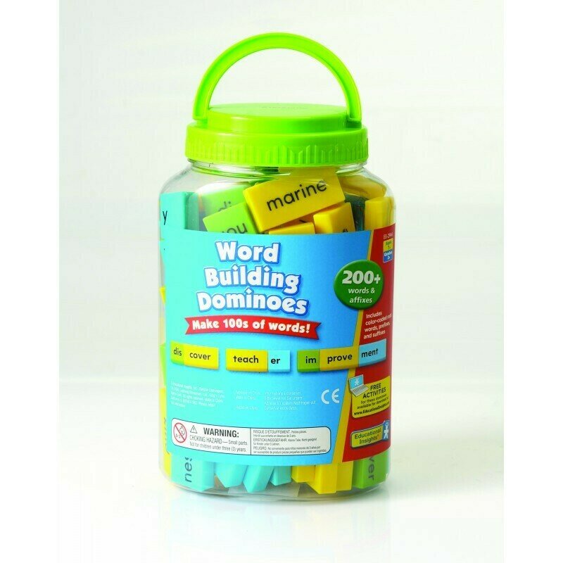 Learning resources - educational insights - domino construieste cuvinte