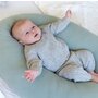 Doomoo - Perna mare 3 in 1 Comfy Big Tetra Green din bumbac organic: perna gravide, suport pentru hranire, suport pentru bebe - 3