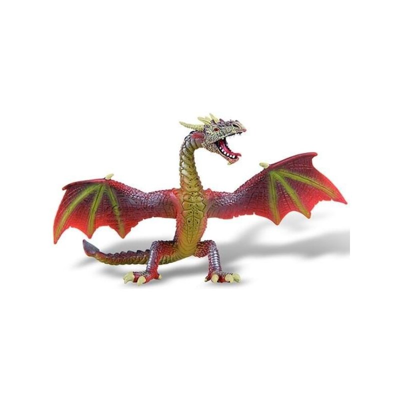 Bullyland - figurina dragon, rosu