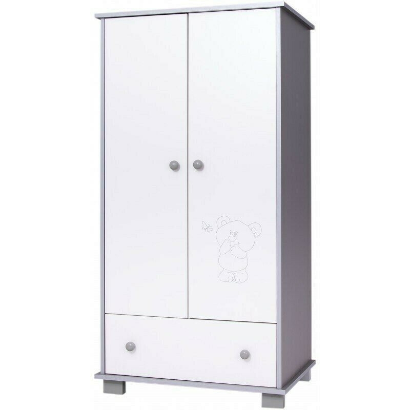 Drewex - dulap copii bear silver