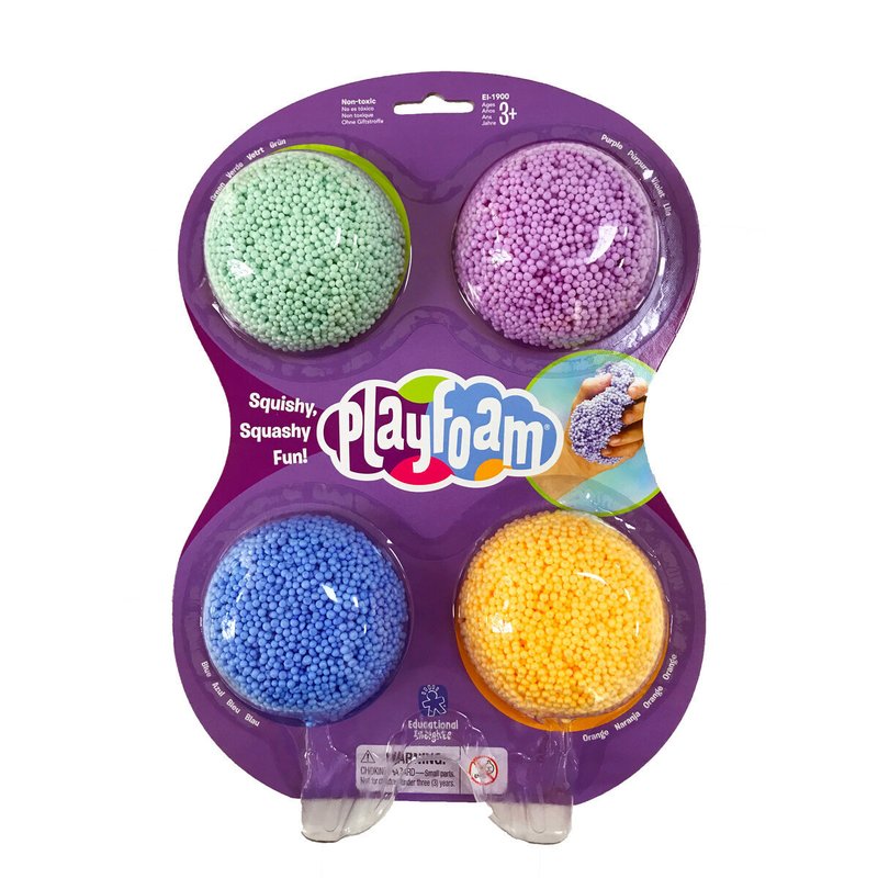 Spuma de modelat Playfoam™ - Set 4 culori