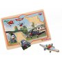 Eichhorn - Puzzle din lemn Planes , Puzzle Copii, piese 8, Multicolor - 1