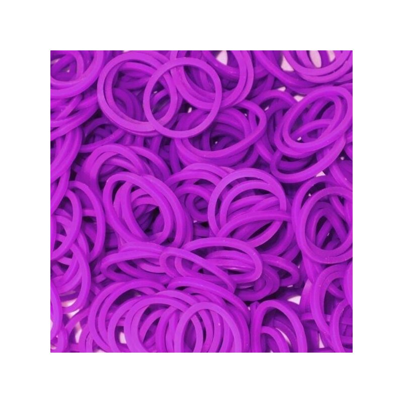 Rainbow Loom - Elastice Neon 300 buc, Mov