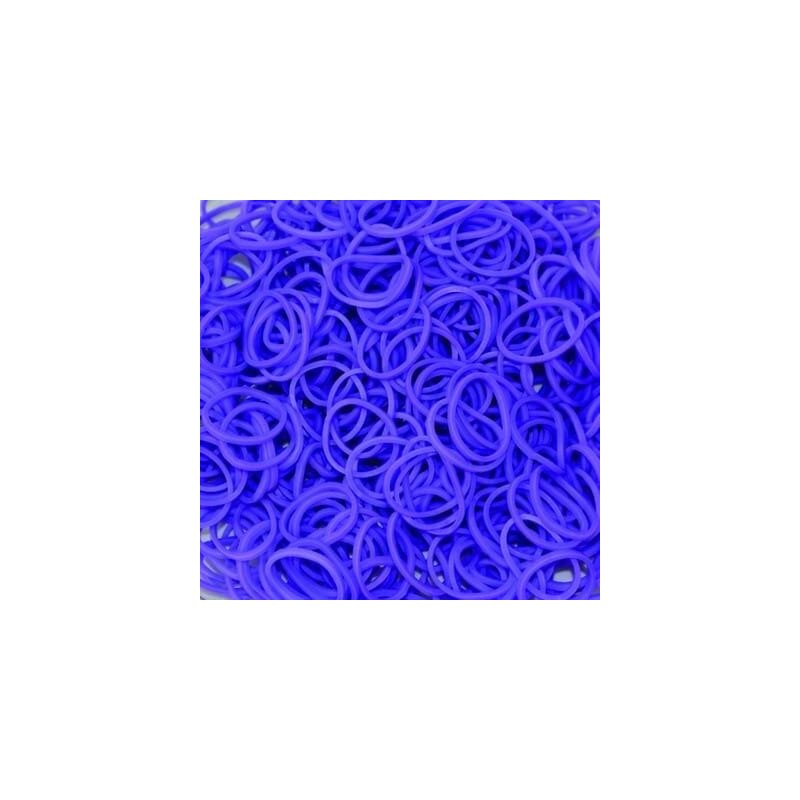 Rainbow loom - elastice opac 600 buc, mov