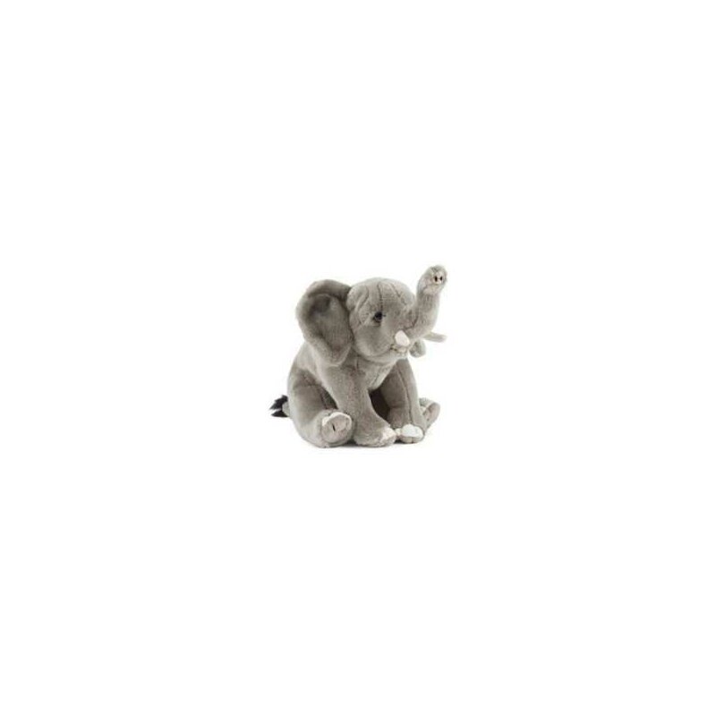 Living nature - jucarie din plus elefantel , 25 cm, gri