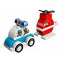 LEGO - Set de joaca Elicopter de pompieri si masina de politie ® Duplo, pcs  14 - 2