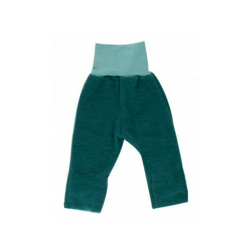 Emerald 86/92 - Pantaloni din lana merinos organica - wool fleece - Iobio