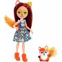 Mattel - Papusa Felicity Fox , Enchantimals , Cu figurina Flick - 2