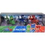 Simba - Set vehicule , Disney Pj Masks,  Scara 1:64, 3 motociclete cu figurina, Multicolor - 1