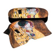 Fridolin - Etui cu textil si protectie ochelari, Klimt Sarutul
