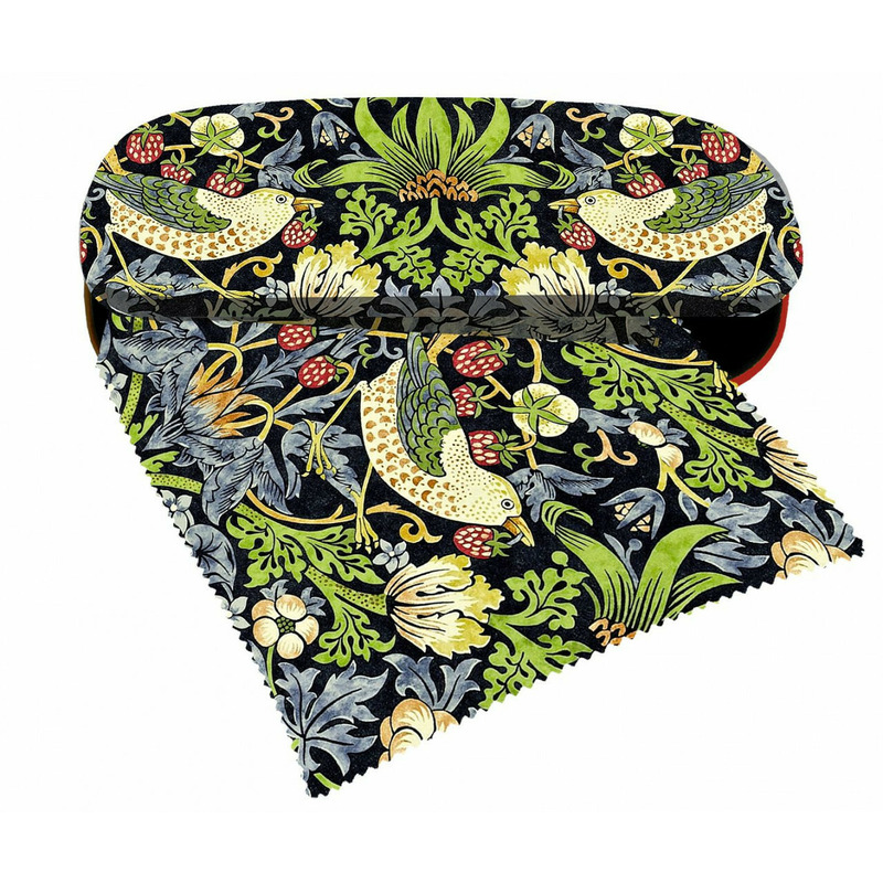 Etui cu textil si protectie ochelari, William Morris