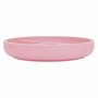 Farfurie compartimentata, FreeON, Rotunda, Cu ventuza si 3 compartimente, Silicon, Fara BPA, Diametru 18 cm, Inaltime 4 cm, 6-36 luni, Roz - 3