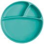 Farfurie compartimentata Minikoioi, 100% Premium Silicone  – Aqua Green - 1