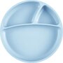Farfurie compartimentata Minikoioi, 100% Premium Silicone – Mineral Blue - 1
