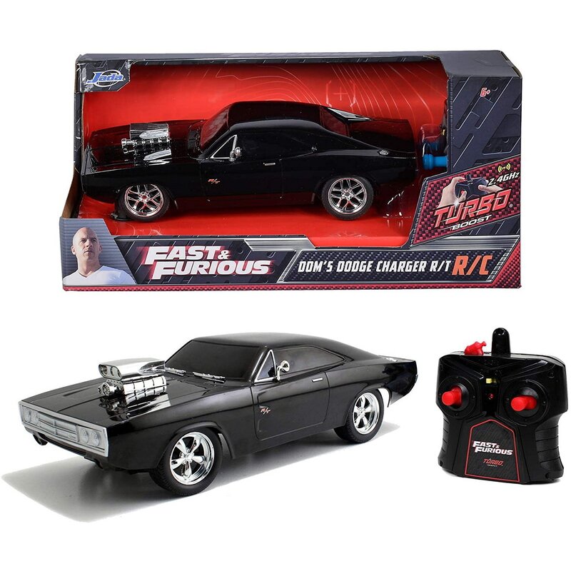 Simba - Masina RC 1970 Dodge Charger , Fast and furious, Scara 1:24