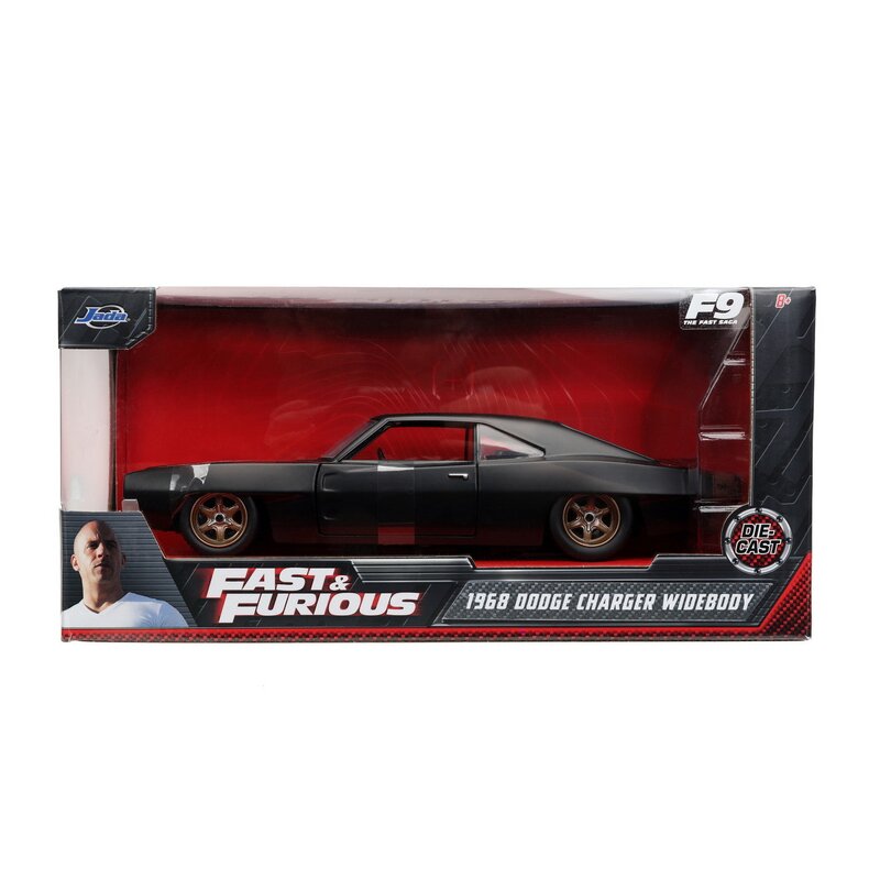 Simba - Masinuta Dodge Charger 1968 , Fast and furious, Scara 1:24, Multicolor