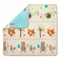 Covoras de joaca, Feedo, Reversibil, Impermeabil, Din spuma, Fara BPA, 180 x 180 x 1 cm, 0 luni+, Multicolor - 1