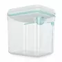 Recipient depozitare lapte praf, Feedo, 1700 ml, Capac etans, Din plastic, Fara BPA, Turcoaz - 4