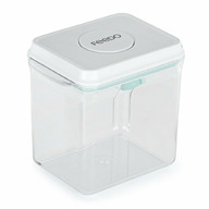 Recipient depozitare lapte praf, Feedo, 1700 ml, Capac etans, Din plastic, Fara BPA, Turcoaz