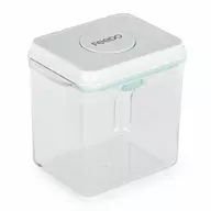 Recipient depozitare lapte praf, Feedo, 1700 ml, Capac etans, Din plastic, Fara BPA, Turcoaz
