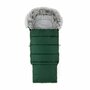 Sac de iarna, Feedo, Multifunctional, Poate fi utilizat ca geanta prin desfacerea fermoarului, Atasabil la carucior, 110 cm, 0-3 ani, Verde - 3