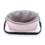 Sac de iarna, Feedo, Multifunctional, Poate fi utilizat ca geanta prin desfacerea fermoarului, Atasabil la carucior, Lana, 110 cm, 0-3 ani, Roz - 4