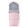 Sac de iarna, Feedo, Multifunctional, Poate fi utilizat ca geanta prin desfacerea fermoarului, Atasabil la carucior, Lana, 110 cm, 0-3 ani, Roz - 7