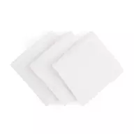 Set 3 scutece, Feedo, Din muselina, Multifunctionale, Din bumbac certificat Oeko-Tex Standard 100, 68x68 cm, 0 luni+, Alb