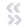 Set protectIi, Feedo, Pentru colturi ascutite, Usor de instalat, 4 x 4 x 1.5 cm, 4 bucati, Transparent - 1