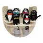Felicitare 3D PopnRock Pisici cu papioane - 1