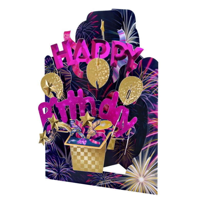 mesaj de la multi ani pentru prieten bun Felicitare aniversara 3D Swing Cards - La multi ani