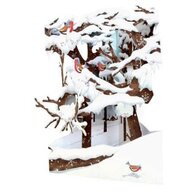 Felicitare de iarna 3D Swing Cards - Iarna in padure