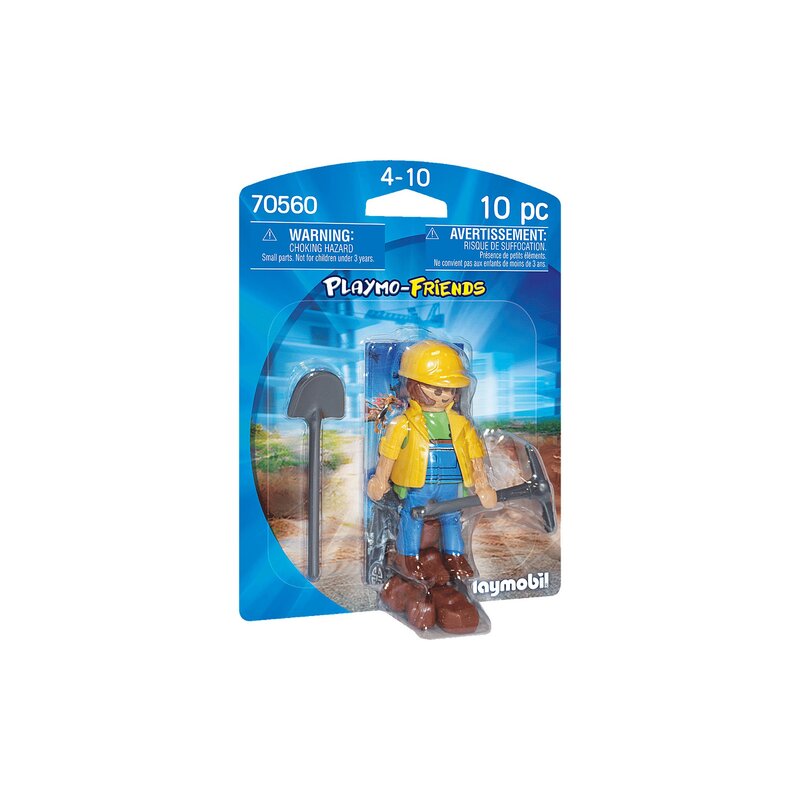 Playmobil - figurina muncitor in constructii
