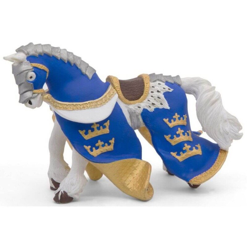 Figurina papo-calul regelui arthur bleu